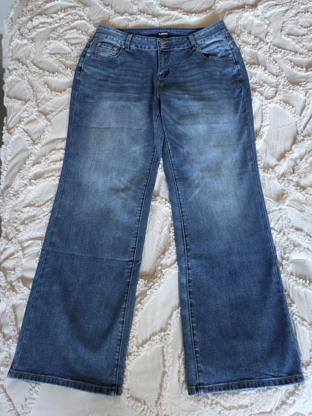 FLAMINGALS Classic Blue Women's Bootcut Jeans